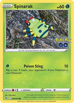 Spinarak 6/78 - Pokmon GO Reverse Holofoil - Poke-Collect