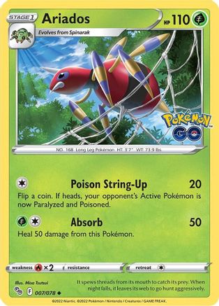 Ariados 7/78 - Pokemon GO - Poke-Collect