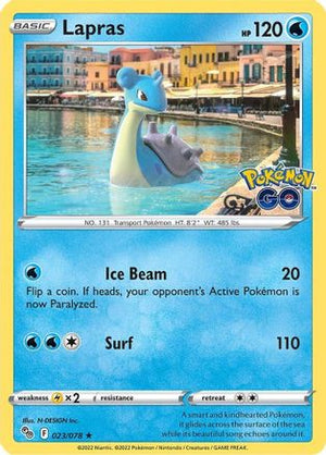 Lapras 23/78 - Pokemon GO Holofoil - Poke-Collect