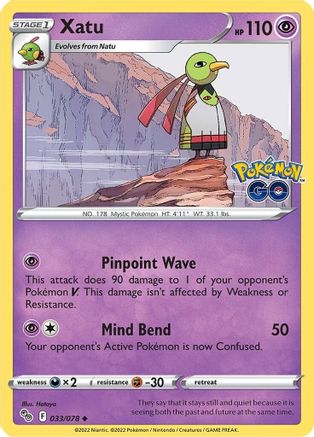 Xatu 33/78 - Pokmon GO - Poke-Collect