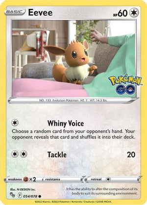 Eevee 54/78 - Pokemon GO - Poke-Collect