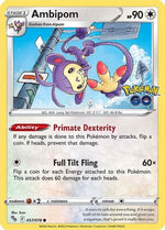 Ambipom 57/78 - Pokemon GO Reverse Holofoil - Poke-Collect