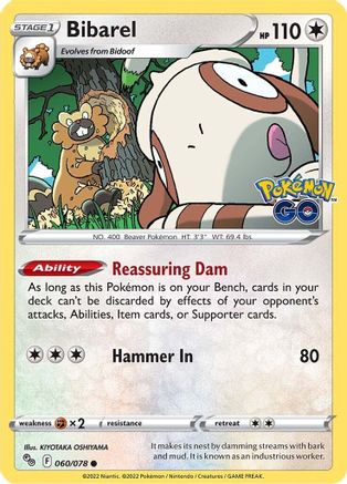 Bibarel 60/78 - Pokemon GO - Poke-Collect