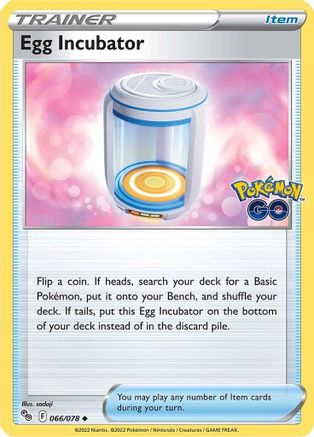 Egg Incubator 66/78 - Pokemon GO - Poke-Collect