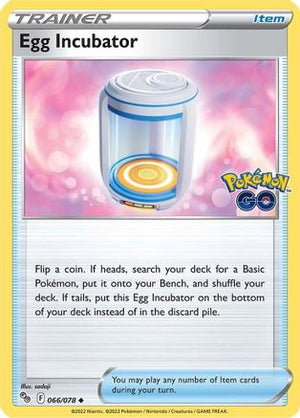 Egg Incubator 66/78 - Pokemon GO Reverse Holofoil - Poke-Collect
