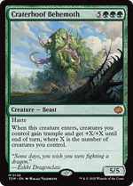Craterhoof Behemoth (TDM-138) - Tarkir: Dragonstorm - Poke-Collect