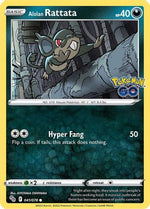 Alolan Rattata 41/78 - Pokemon GO - Poke-Collect
