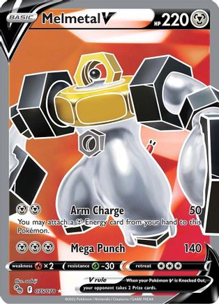 Melmetal V (Full Art) 75/78 - Pokemon GO Holofoil - Poke-Collect