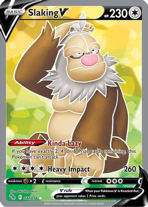 Slaking V 77/78 - Pokmon GO Holofoil - Poke-Collect