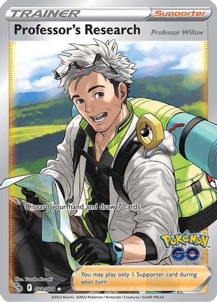 Professor's Research (Full Art) 78/78 - Pokemon GO Holofoil - Poke-Collect