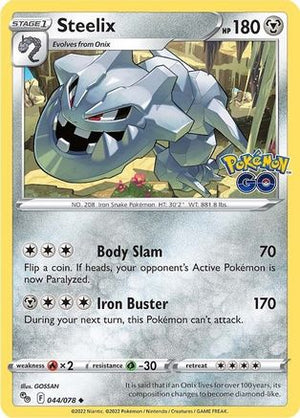 Steelix 44/78 - Pokmon GO - Poke-Collect