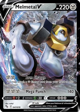 Melmetal V 47/78 - Pokemon GO Holofoil - Poke-Collect