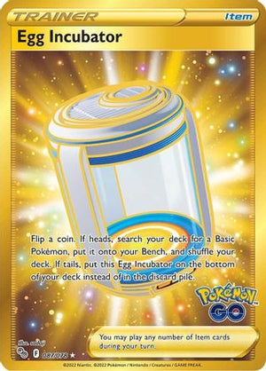 Egg Incubator (Secret) 87/78 - Pokemon GO Holofoil - Poke-Collect