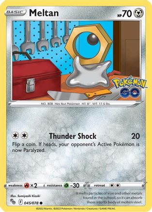 Meltan 45/78 - Pokemon GO Reverse Holofoil - Poke-Collect