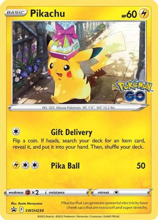 Pikachu - SWSH234 SWSH234/307 - SWSH Sword & Shield Promo Cards Holofoil - Poke-Collect