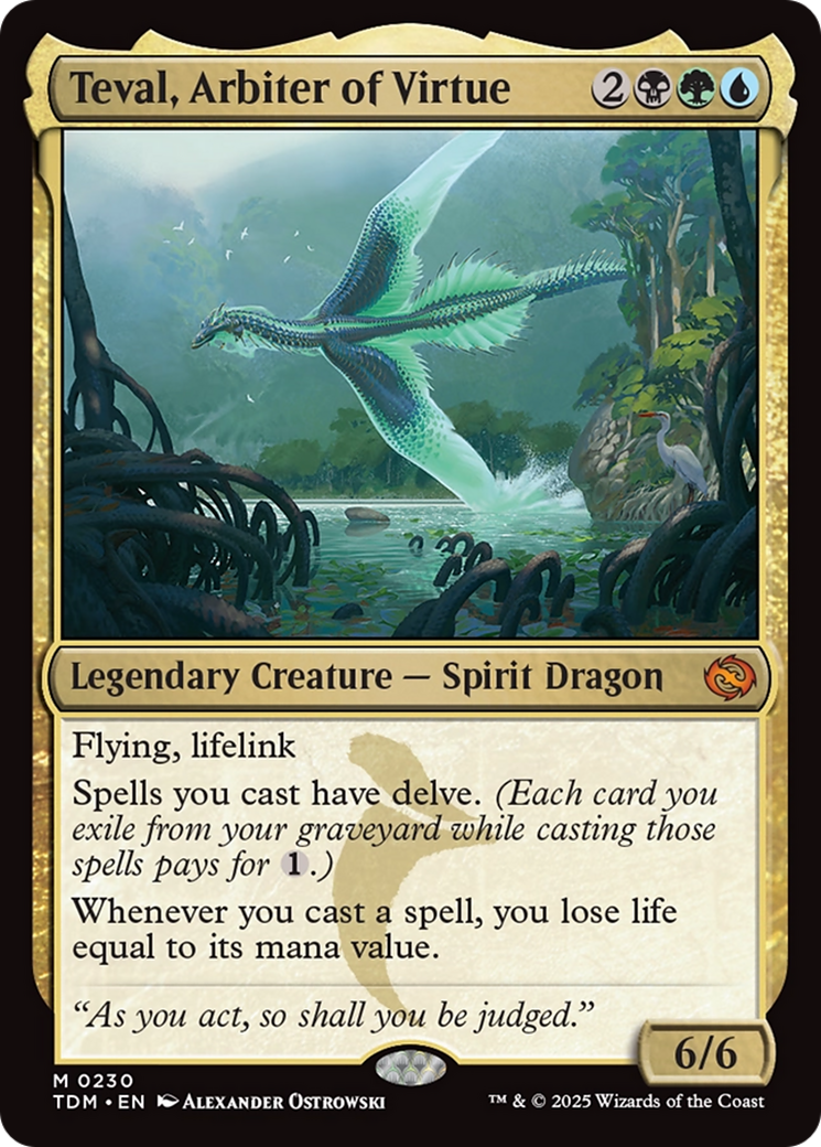 Teval, Arbiter of Virtue (TDM-230) - Tarkir: Dragonstorm - Poke-Collect