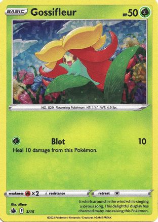 Gossifleur - 3/15 3 - McDonalds Promos 2022 Holofoil - Poke-Collect