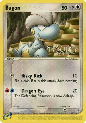 Bagon - 50/97 (InQuest Gamer) 50 - Nintendo Promos - Poke-Collect