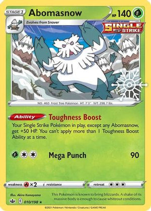 Abomasnow - 010/198 (Holiday Calendar) 10 - Miscellaneous Cards & Products Holofoil - Poke-Collect