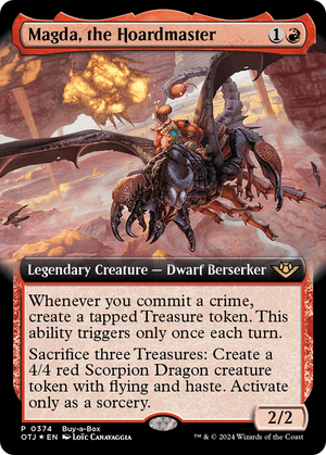 Magda, the Hoardmaster (BABP-374) - Outlaws of Thunder Junction: (Extended Art) Foil - Poke-Collect