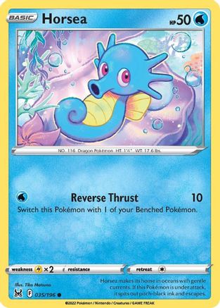 Horsea 35/196 - SWSH11 Lost Origin Reverse Holofoil - Poke-Collect