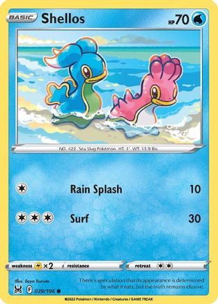 Shellos 39/196 - SWSH11 Lost Origin - Poke-Collect