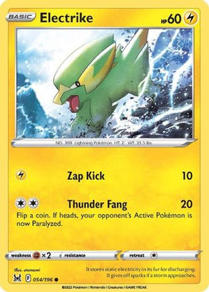 Electrike 54/196 - SWSH11 Lost Origin - Poke-Collect