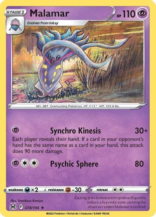 Malamar 78/196 - SWSH11 Lost Origin - Poke-Collect