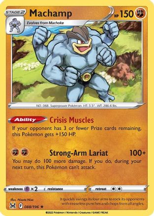 Machamp 88/196 - SWSH11 Lost Origin Holofoil - Poke-Collect