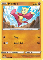 Mienfoo 103/196 - SWSH11 Lost Origin Reverse Holofoil - Poke-Collect