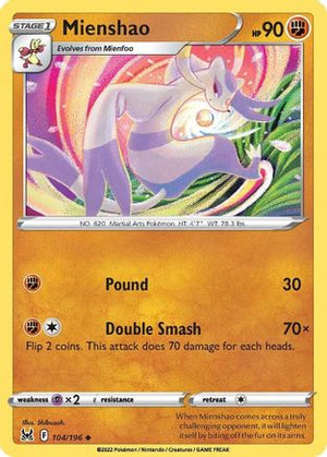 Mienshao 104/196 - SWSH11 Lost Origin - Poke-Collect