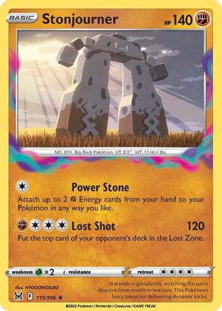 Stonjourner 111/196 - Lost Origin - Poke-Collect