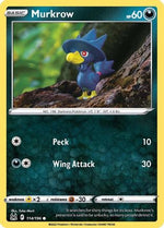 Murkrow 114/196 - SWSH11 Lost Origin Reverse Holofoil - Poke-Collect