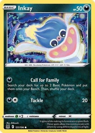 Inkay (121) 121/196 - SWSH11 Lost Origin - Poke-Collect
