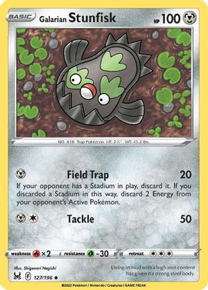 Galarian Stunfisk 127/196 - SWSH11 Lost Origin - Poke-Collect
