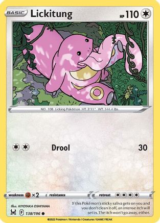 Lickitung 138/196 - SWSH11 Lost Origin - Poke-Collect