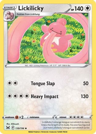 Lickilicky 139/196 - SWSH11 Lost Origin - Poke-Collect