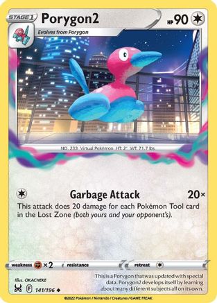 Porygon2 141/196 - SWSH11 Lost Origin - Poke-Collect