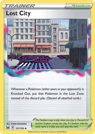 Lost City 161/196 - SWSH11 Lost Origin Reverse Holofoil - Poke-Collect