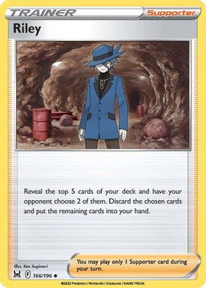 Riley 166/196 - SWSH11 Lost Origin Reverse Holofoil - Poke-Collect