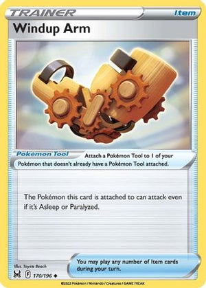 Windup Arm 170/196 - Lost Origin Reverse Holofoil - Poke-Collect