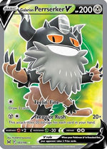 Galarian Perrserker V (Full Art) 183/196 - SWSH11 Lost Origin Holofoil - Poke-Collect