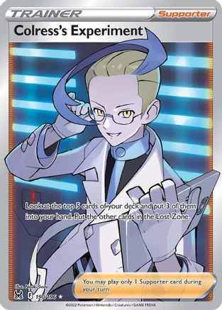 Colress's Experiment (Full Art) 190/196 - SWSH11 Lost Origin Holofoil - Poke-Collect