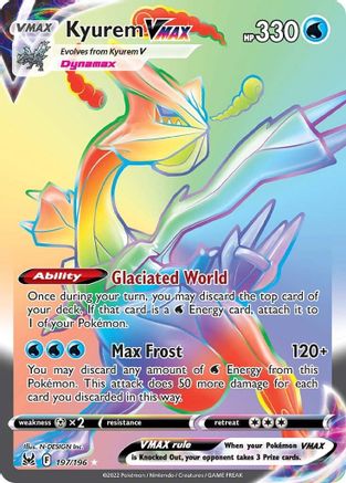 Kyurem VMAX (Secret) 197/196 - SWSH11 Lost Origin Holofoil - Poke-Collect