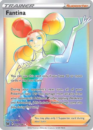 Fantina (Secret) 206/196 - SWSH11 Lost Origin Holofoil - Poke-Collect