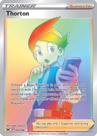 Thorton 210/196 - Lost Origin Holofoil - Poke-Collect
