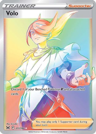 Volo 211/196 - Lost Origin Holofoil - Poke-Collect