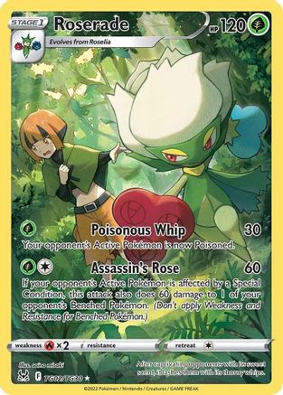Roserade TG02/30 - SWSH11 Lost Origin Trainer Gallery Holofoil - Poke-Collect