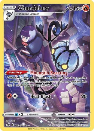 Chandelure TG04/30 - SWSH11 Lost Origin Trainer Gallery Holofoil - Poke-Collect