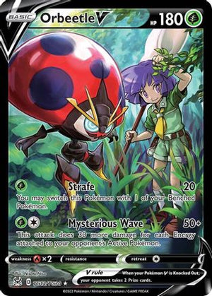 Orbeetle V TG12/30 - SWSH11 Lost Origin Trainer Gallery Holofoil - Poke-Collect